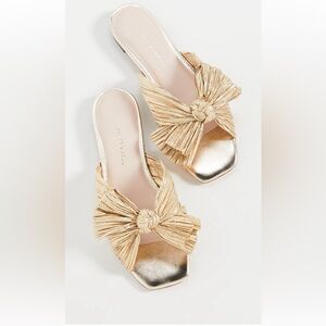 Loeffler Randall Daphne Pleated Bow Sandal